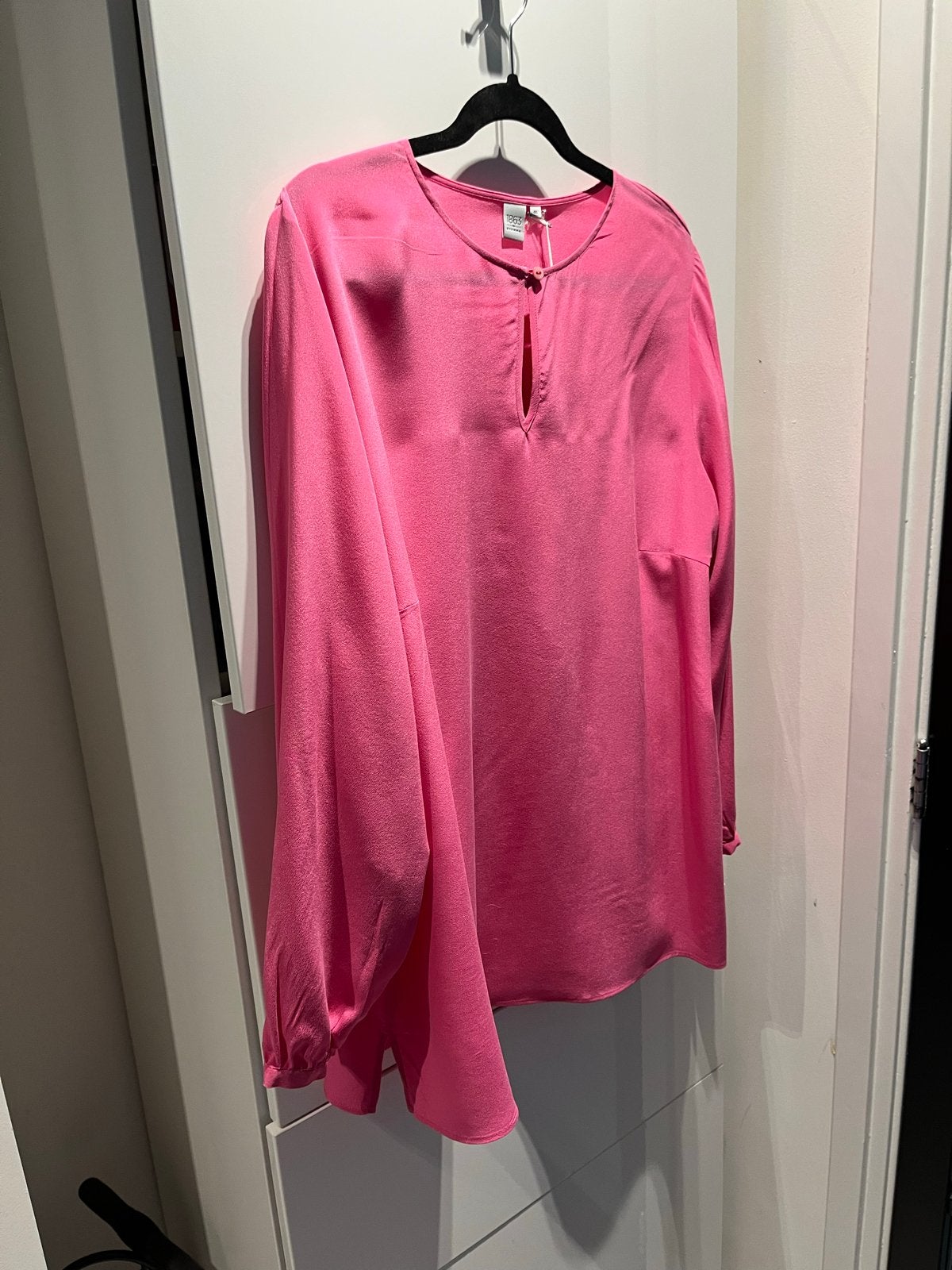 Nieuwe Eterna zijden blouse, maat 46, Ophalen, Nieuw, Maat 46/48 (XL) of groter, Roze