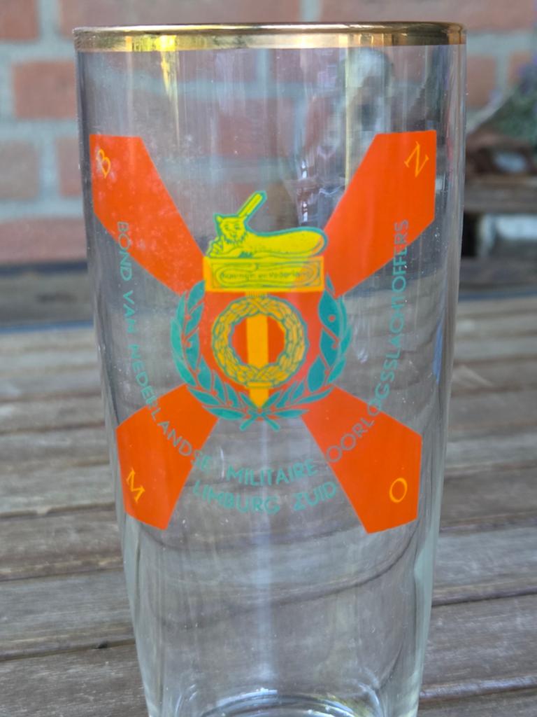 Bierglas BNMO  Limburg Zuid, Ophalen of Verzenden, Landmacht, Nederland, Overige typen