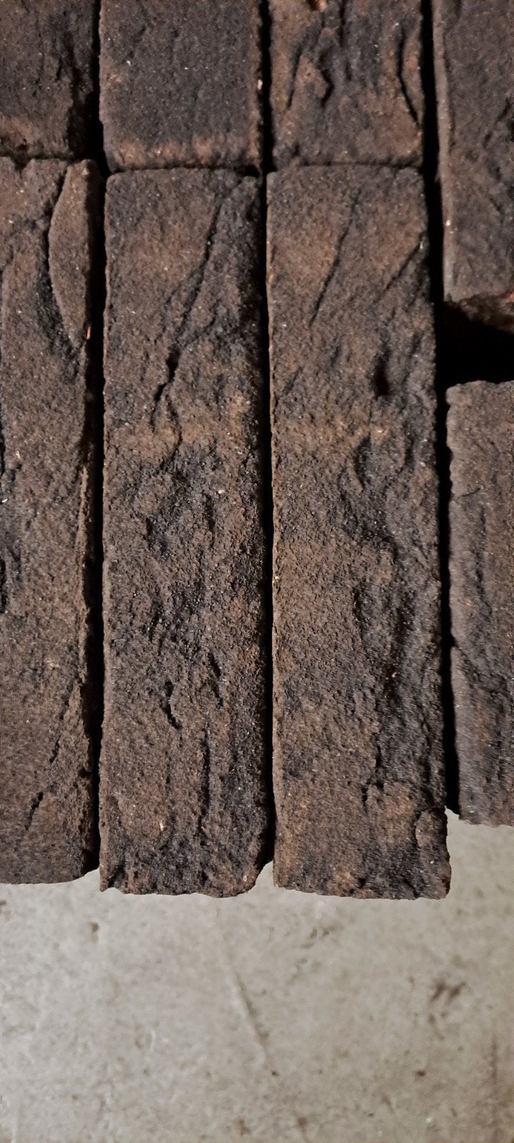 Mangaan kleur metselstenen - 168 stuks + paar halve stenen, Ophalen, Zo goed als nieuw, Bakstenen