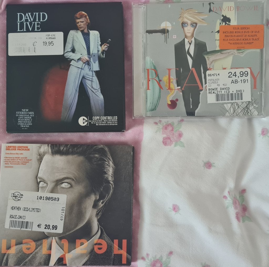 3 x David Bowie CD's, live, Ophalen of Verzenden, Zo goed als nieuw, Poprock, Live-album