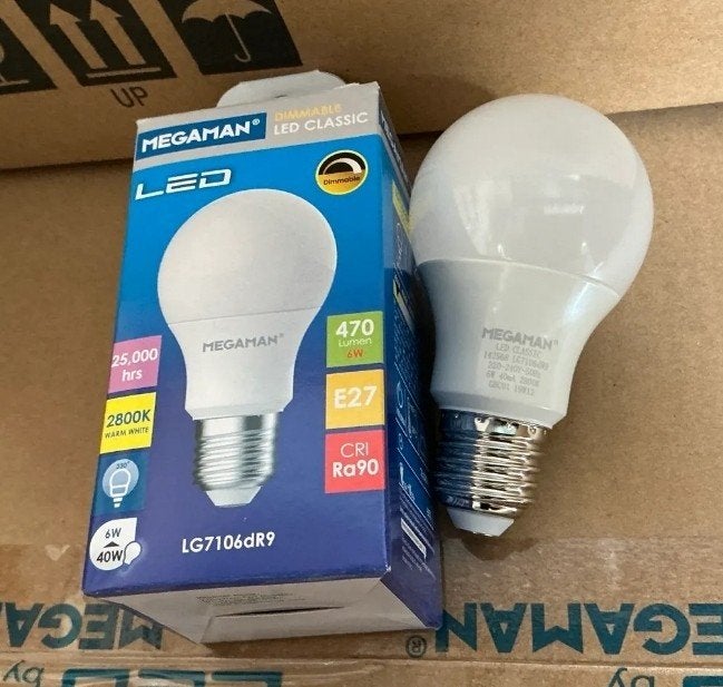 LED-Lamp 6W Warmwit Dimbaar E27 - 10 voor €5, Ophalen of Verzenden, Nieuw