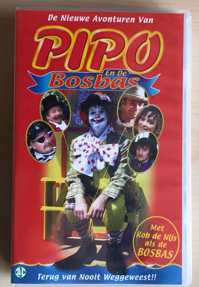 Pipo en de Bosbas, VHS videoband, Alle leeftijden, Ophalen of Verzenden, Zo goed als nieuw, Overige typen