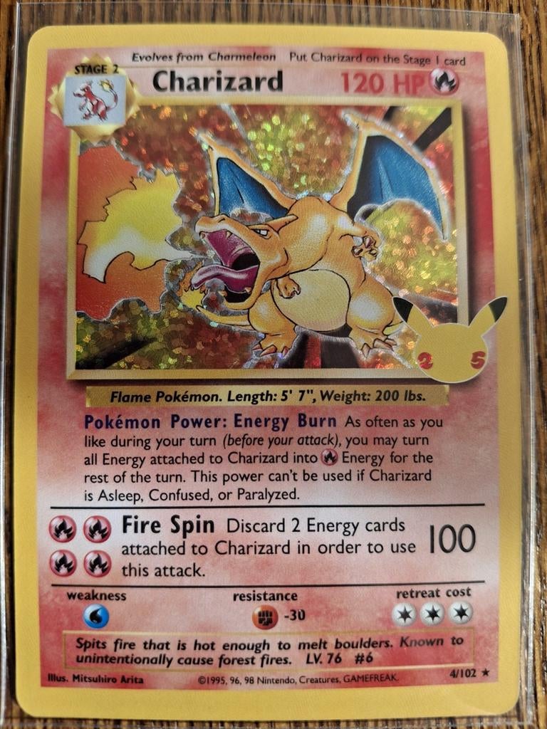 Charizard celebrations, Ophalen, Zo goed als nieuw