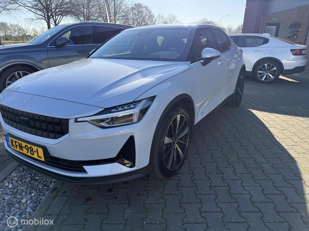 Polestar 2 Long Range Single Motor 78 kWh bj 2022, Gebruikt, 495 min, 1969 kg, Wit