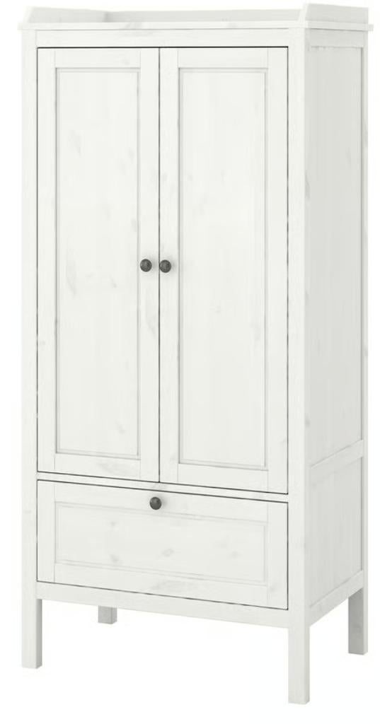 Kinderkledingkast te koop (Ikea Sundvik), Witte klassieke kast, Nieuw, 50 tot 100 cm, 50 tot 75 cm