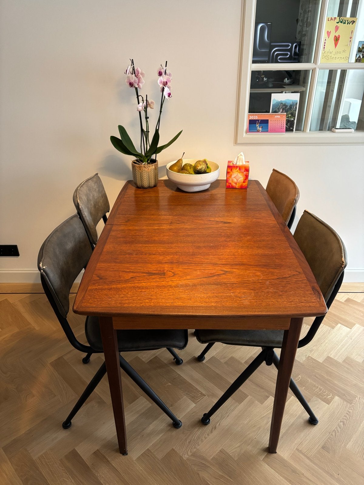 Uitschuifbare Houten Eettafel 120/160x80, Antiek en Kunst, Ophalen of Verzenden