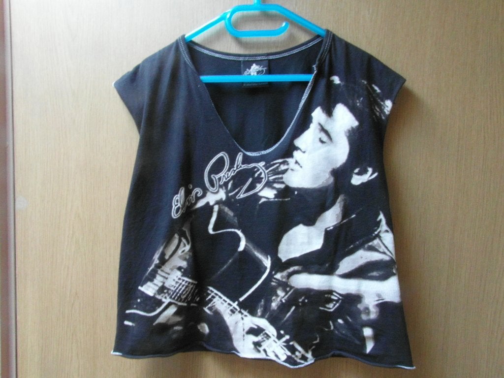 zomers t-shirt Elvis, veel cd's en vinyl en meer Elvis voor, Ophalen of Verzenden, Zo goed als nieuw, Kleding