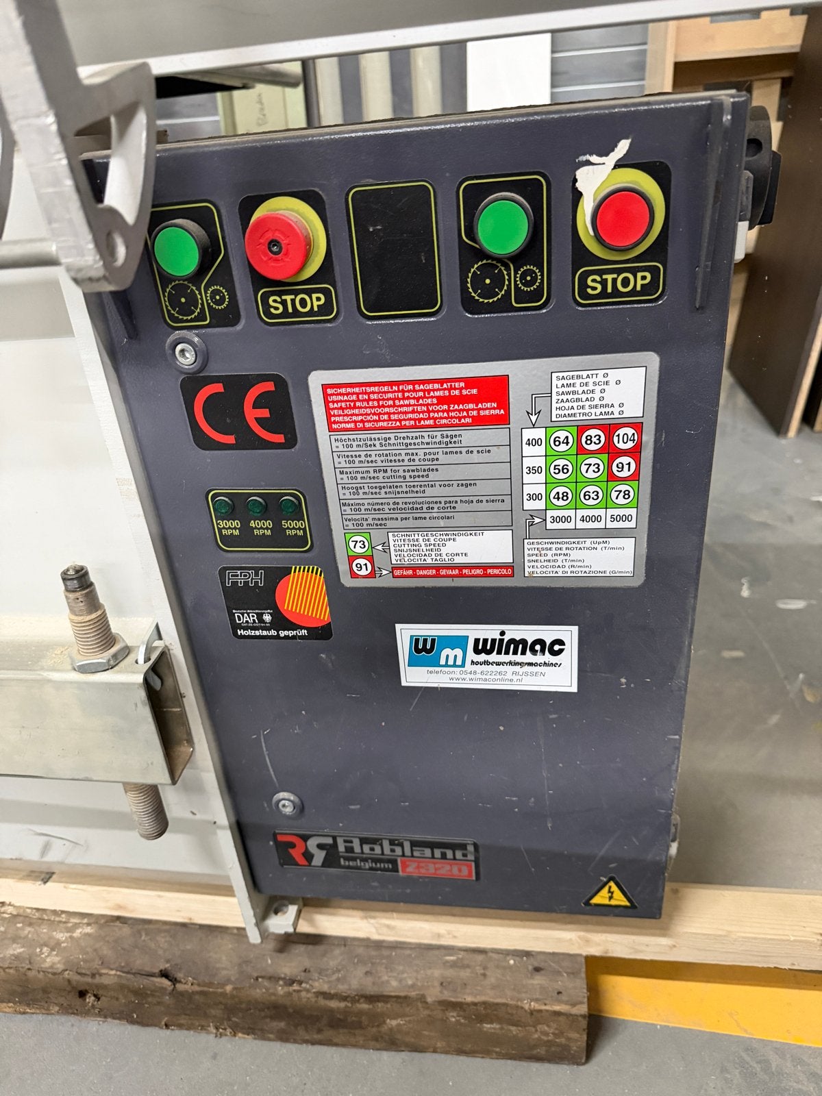 Robland Z 320 Paneelzaag - Professionele Houtbewerking, Ophalen