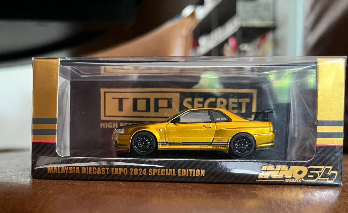 Inno Nissan Skyline TopSecret 1/64, Ophalen of Verzenden, Zo goed als nieuw, Auto