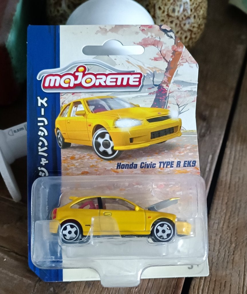 Majorette Honda Civic type r ek9 japan series, Ophalen of Verzenden, Nieuw, Auto