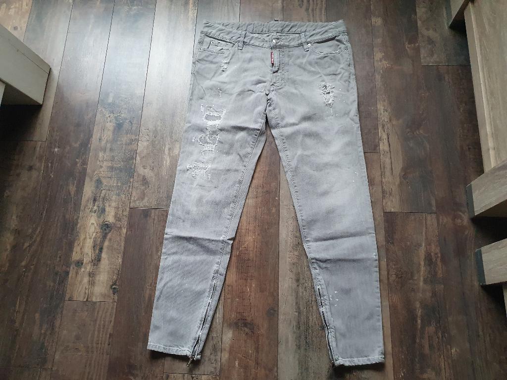 Dsquared spijkerbroek, maat 46, Kleding | Heren, Dsquared2, W32 (confectie 46) of kleiner, Ophalen of Verzenden, Grijs