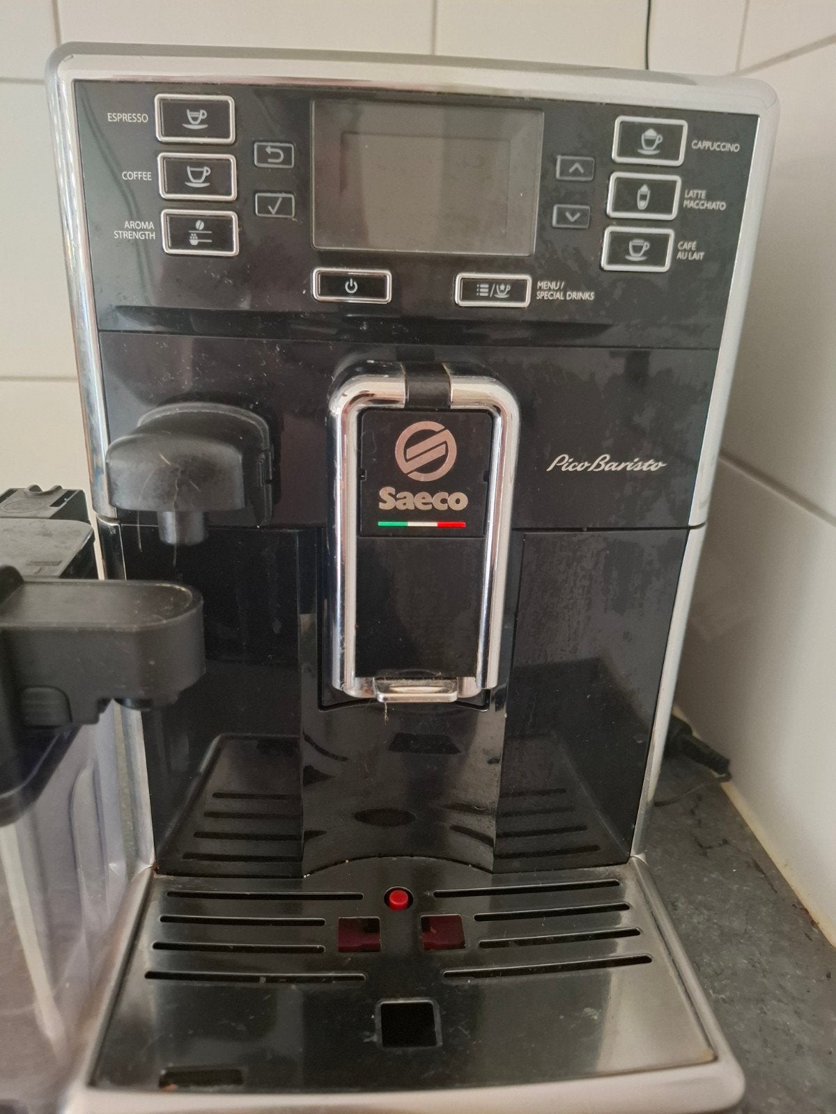 Saeco PicoBaristo volautomatische espressomachine, Witgoed en Apparatuur, Koffiezetapparaten, Ophalen, Gebruikt, Espresso apparaat