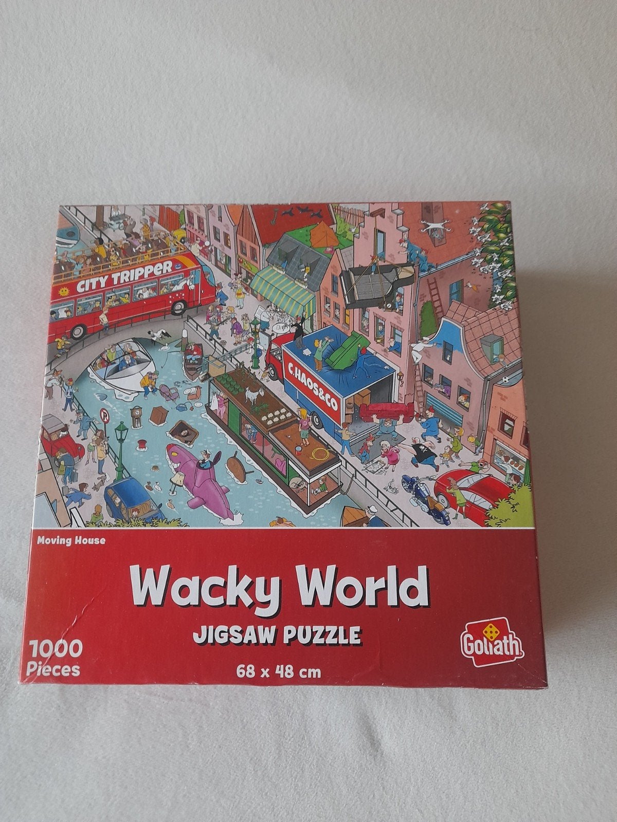 Goliath Wacky World Jigsaw Puzzle - 1000 stukjes, Een of twee spelers, Ophalen of Verzenden, Gebruikt, Goliath