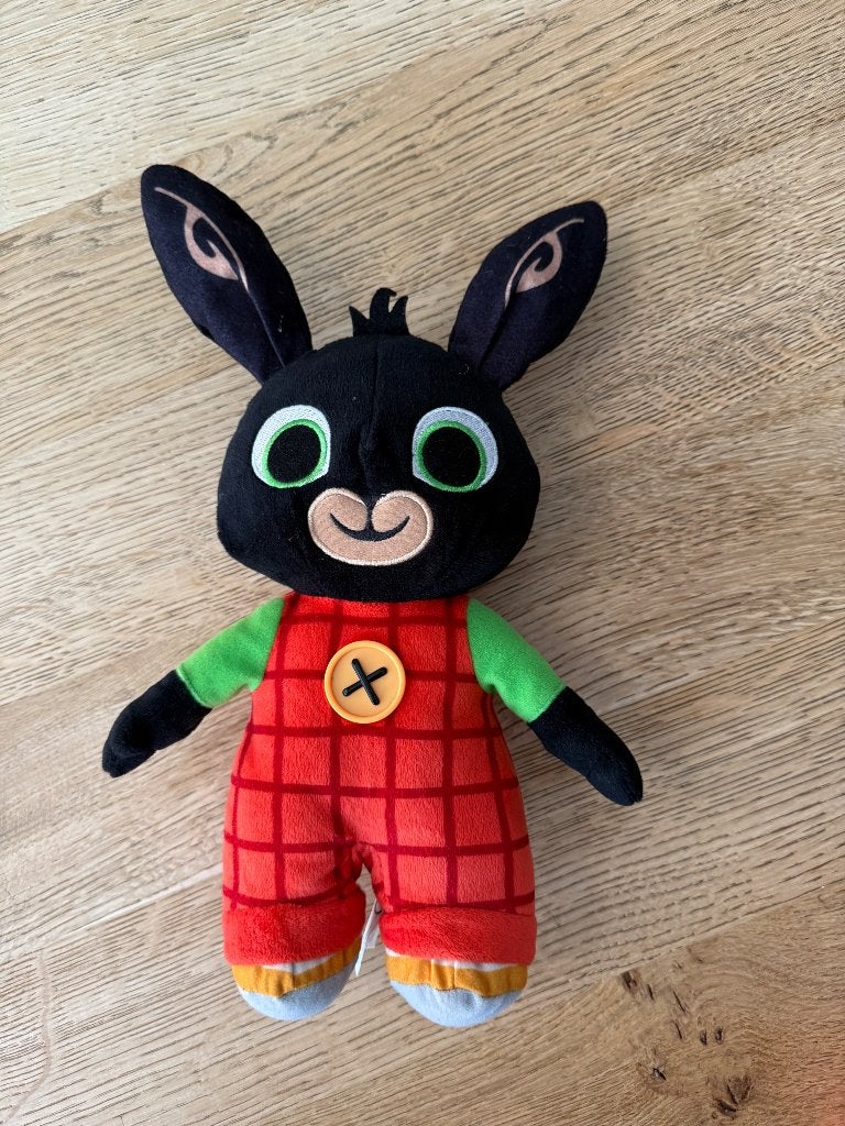 Bing pratende knuffel interactieve 30 cm, Overige merken, Overige karakters, Overige typen, Ophalen of Verzenden