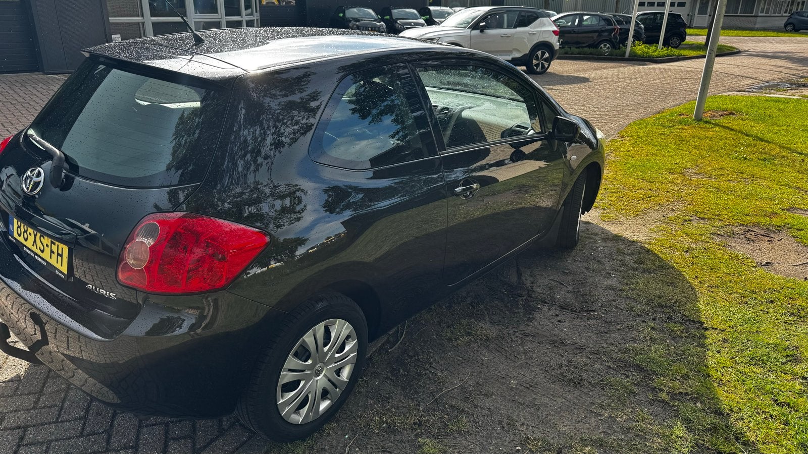 Toyota Auris 1.6 16V Vvt-i 3DR 2007 Zwart 70.513 kilometer, Auto's, Toyota, Voorwielaandrijving, Zwart, 4 cilinders, Zwart