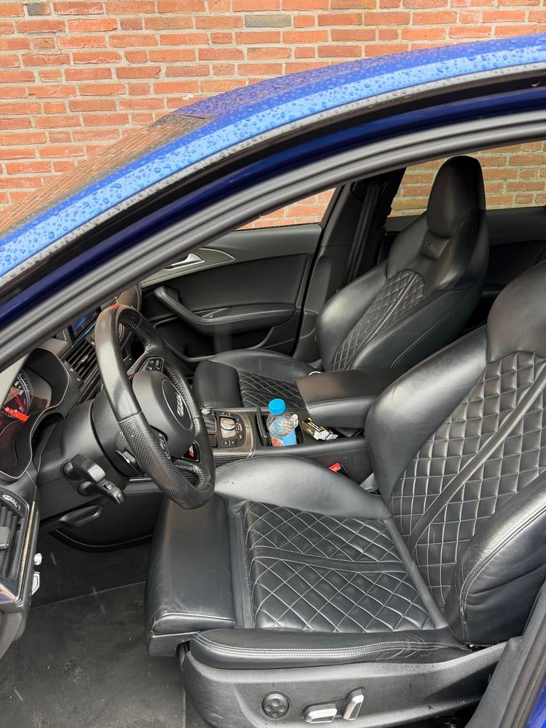 Audi A6 3.0 TDI BIT Quat T-tr8 240KW Blauw soundbooster, Auto's, Automaat, Blauw, Bedrijf, Diesel