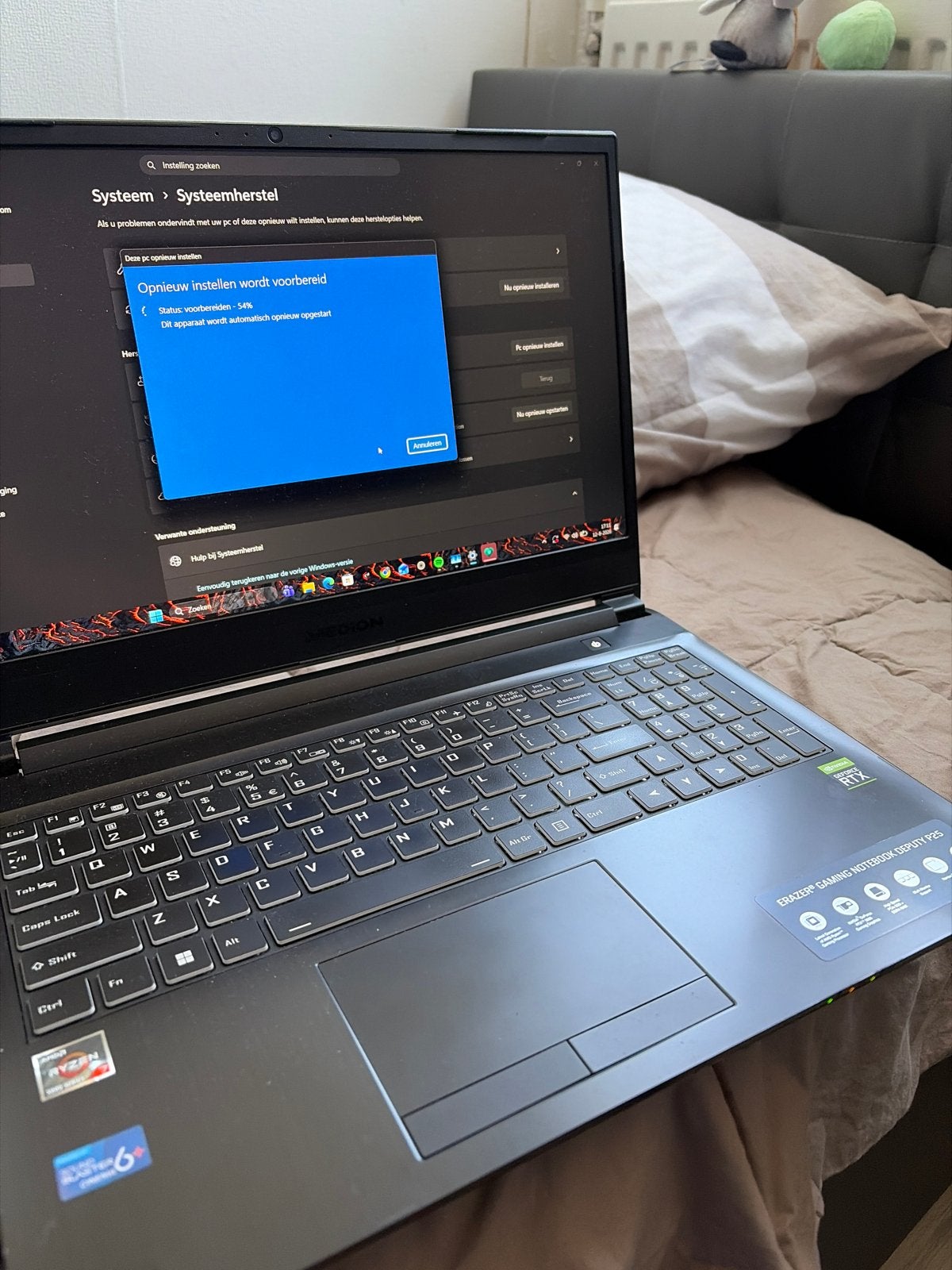 Medion Erazer Gaming Laptop - AMD Ryzen 7, RTX 3060, Computers en Software, Windows Laptops, Met videokaart, 2 tot 3 Ghz, Ophalen of Verzenden