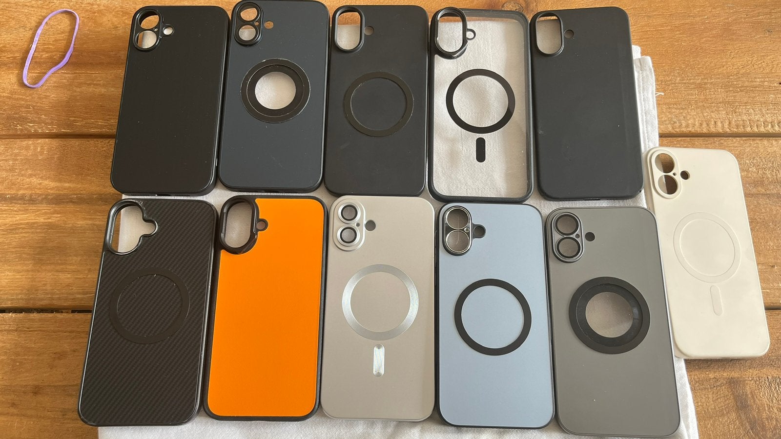 GRATIS 11x hoesjes IPhone 16 plus, Ophalen of Verzenden, Gebruikt