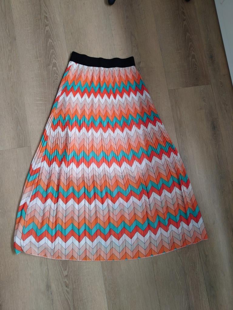 Maxi rok Ibiza style maat s zgan, Overige kleuren, Ophalen of Verzenden, Maat 36 (S), Onder de knie