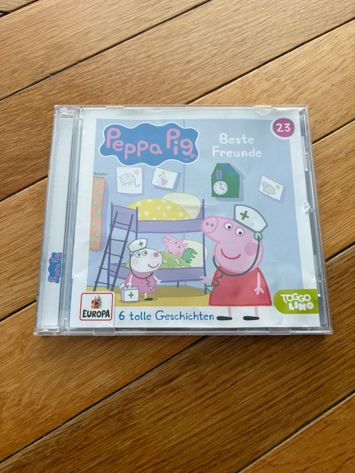 Peppa Pig CD Beste Freunde nr. 23, met 6 verhalen (duits), Ophalen of Verzenden, Zo goed als nieuw, Overige typen, 3 tot 5 jaar