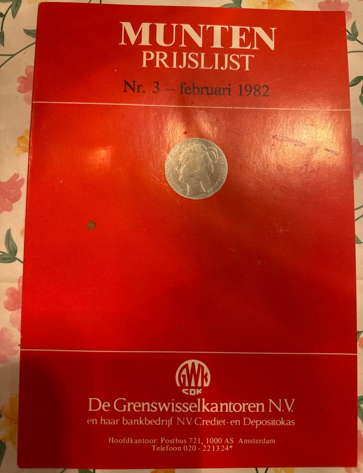 MUNTEN PRIJSLIJST Nr. 3 - februari 1982, Postzegels en Munten, Ophalen of Verzenden, Koningin Wilhelmina, Overige waardes, Losse munt