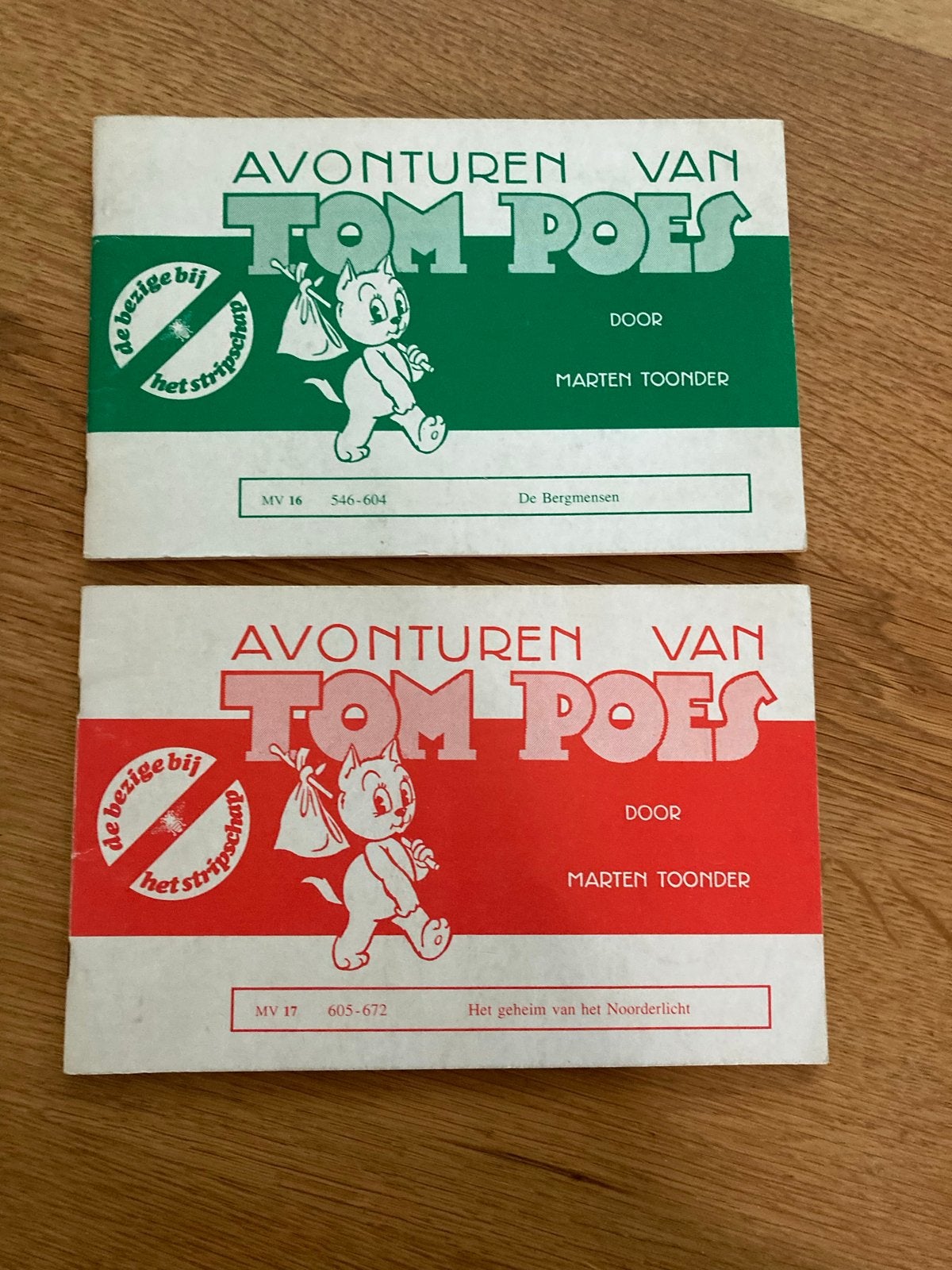 Tom Poes Avonturen: De Bergmensen & Het Geheim van het Noord, Meerdere stripboeken, Ophalen of Verzenden, Gelezen