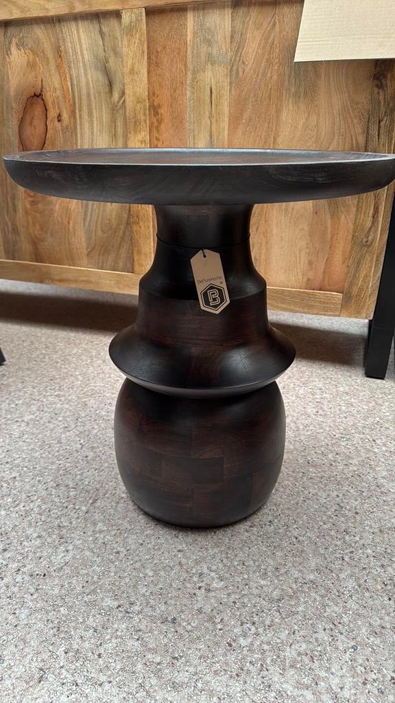 Broad Bijzettafel, Kringloopeh 41@hotmail.com, Minder dan 55 cm, Rond, Bijzettafel