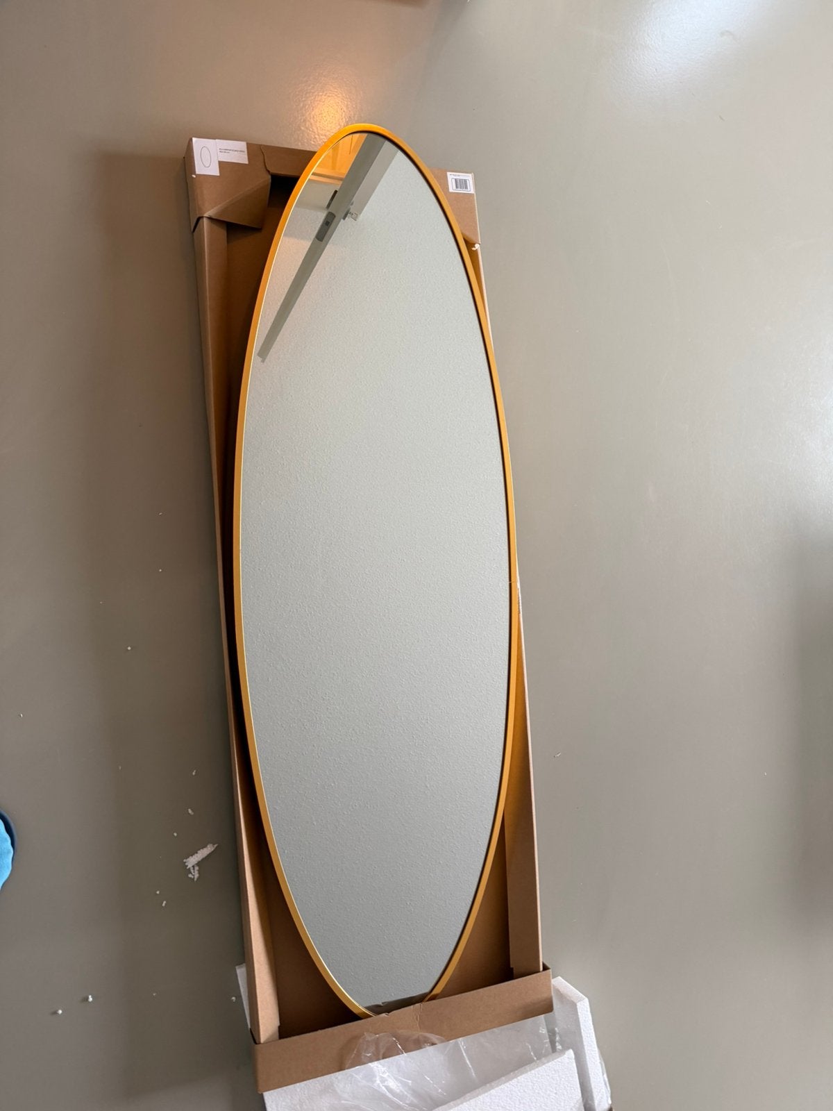 Eclipse spiegel goud 40x120, Huis en Inrichting, Woonaccessoires | Spiegels, Ophalen, Minder dan 50 cm, Zo goed als nieuw, Minder dan 100 cm