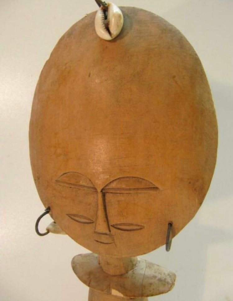Ashanti Aquaba beeldje Ghana privécollectie Antropoloog 1950, Antiek en Kunst, Ophalen of Verzenden