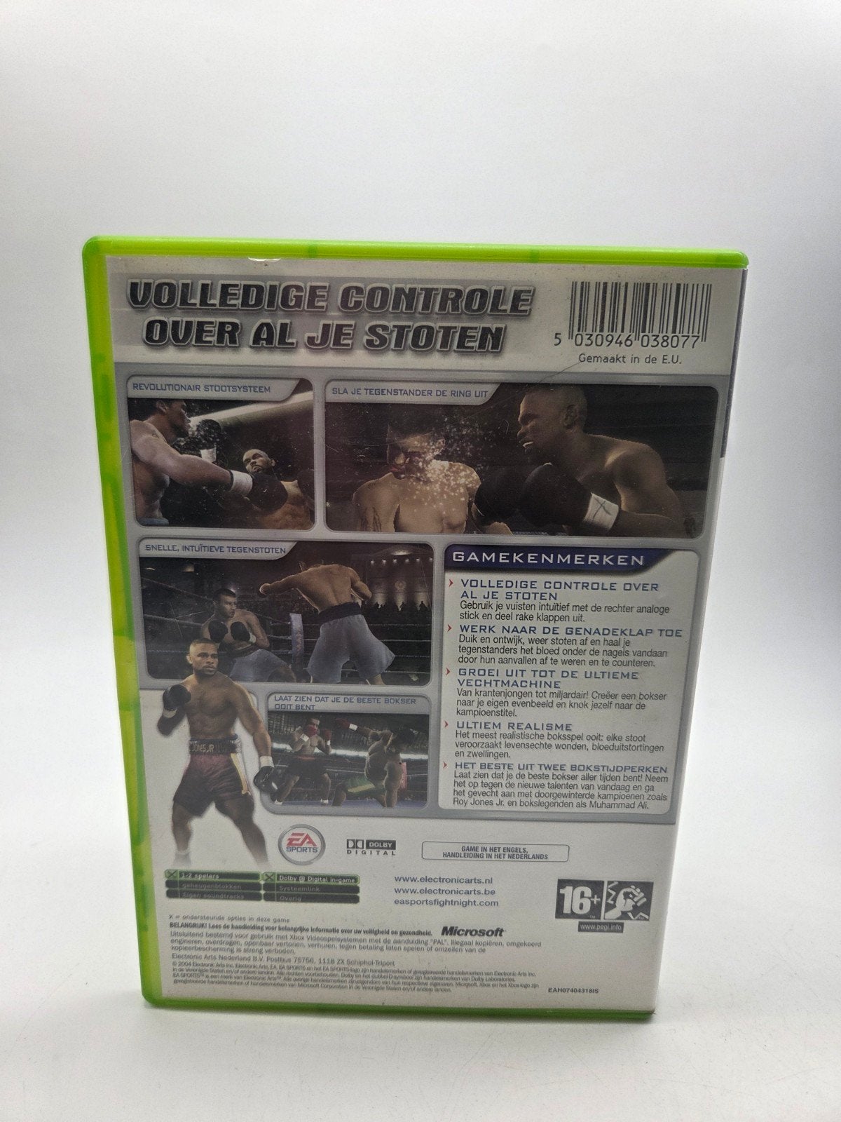Fight Night 2004 - Xbox (PAL), Onbekend, zie verpakking voor details, Gebruikt, Vechten, Electronic Arts