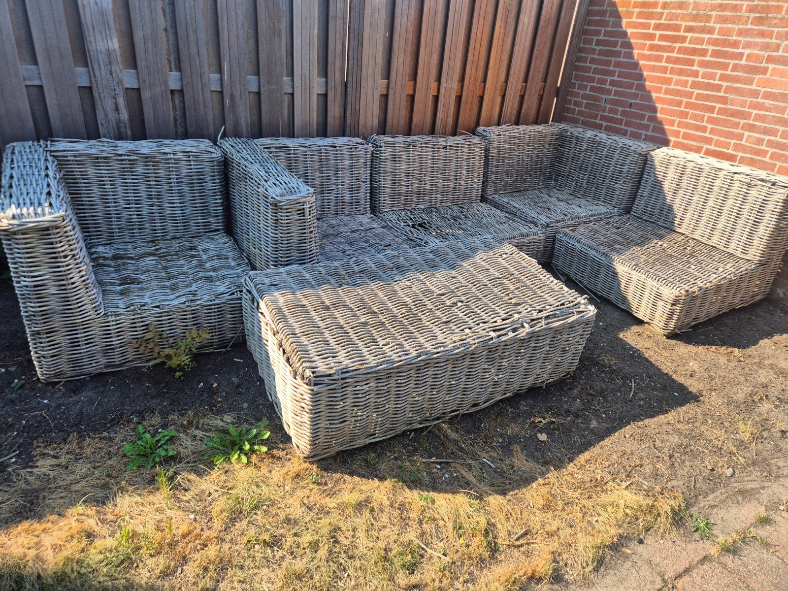 Gratis Tuin stel met Kussens, Ophalen of Verzenden, Gebruikt