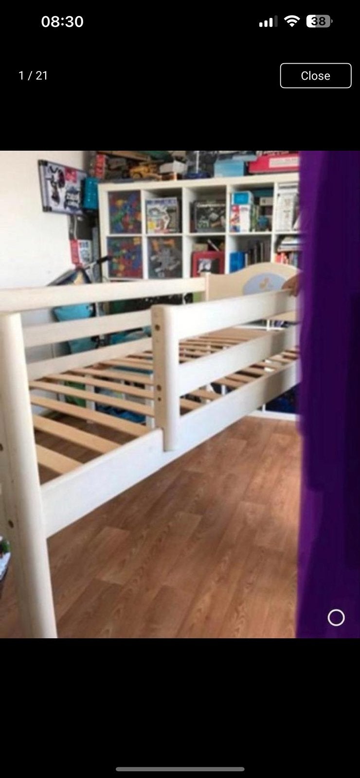 Original Disney Highbed Massif Hout with its own matrass & a, Ophalen of Verzenden, Zo goed als nieuw