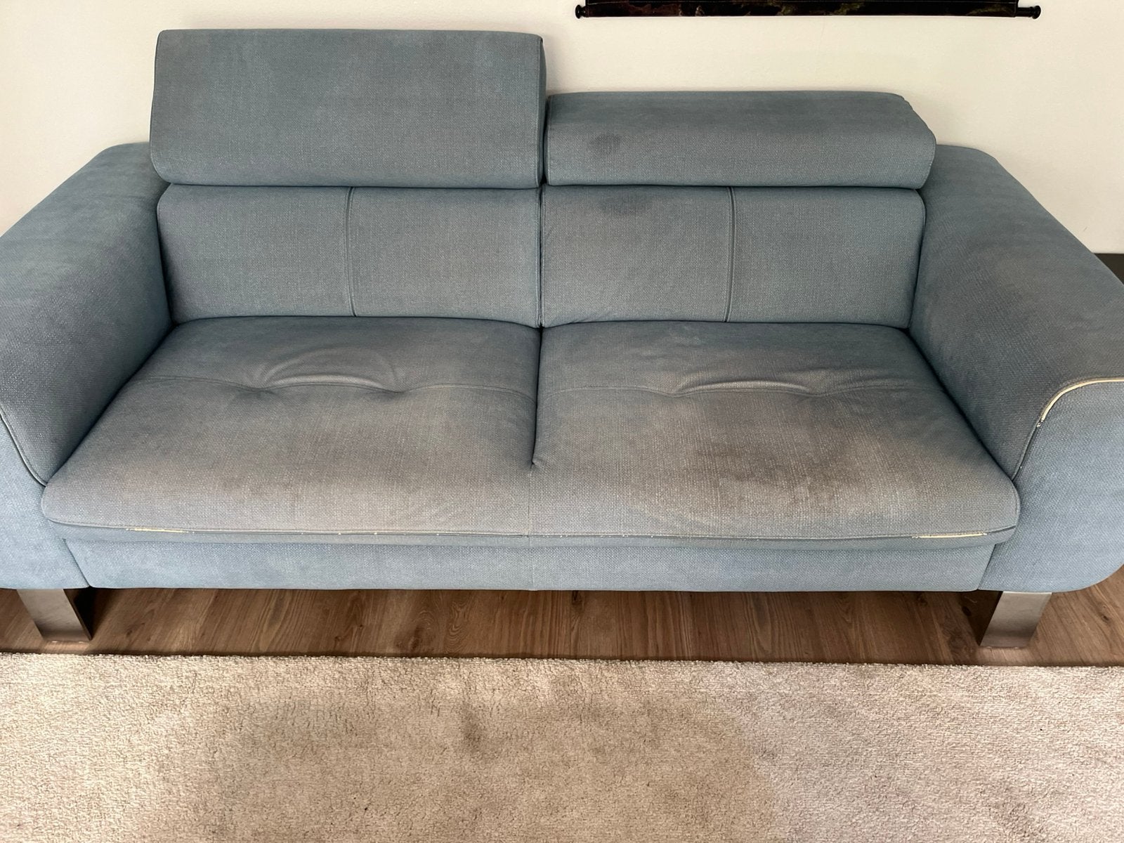 Twee maak bank 2 zits en 2.5 zits, Ophalen, Gebruikt, Tweepersoons, 75 tot 100 cm