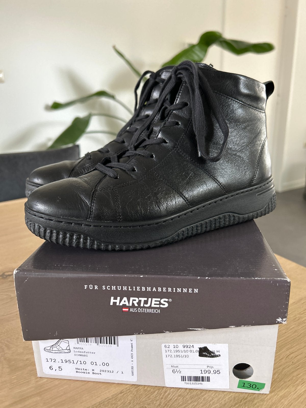 Hartjes zwarte sneakers maat 40 breedtemaat H, Ophalen of Verzenden, Zo goed als nieuw, Zwart, Sneakers of Gympen