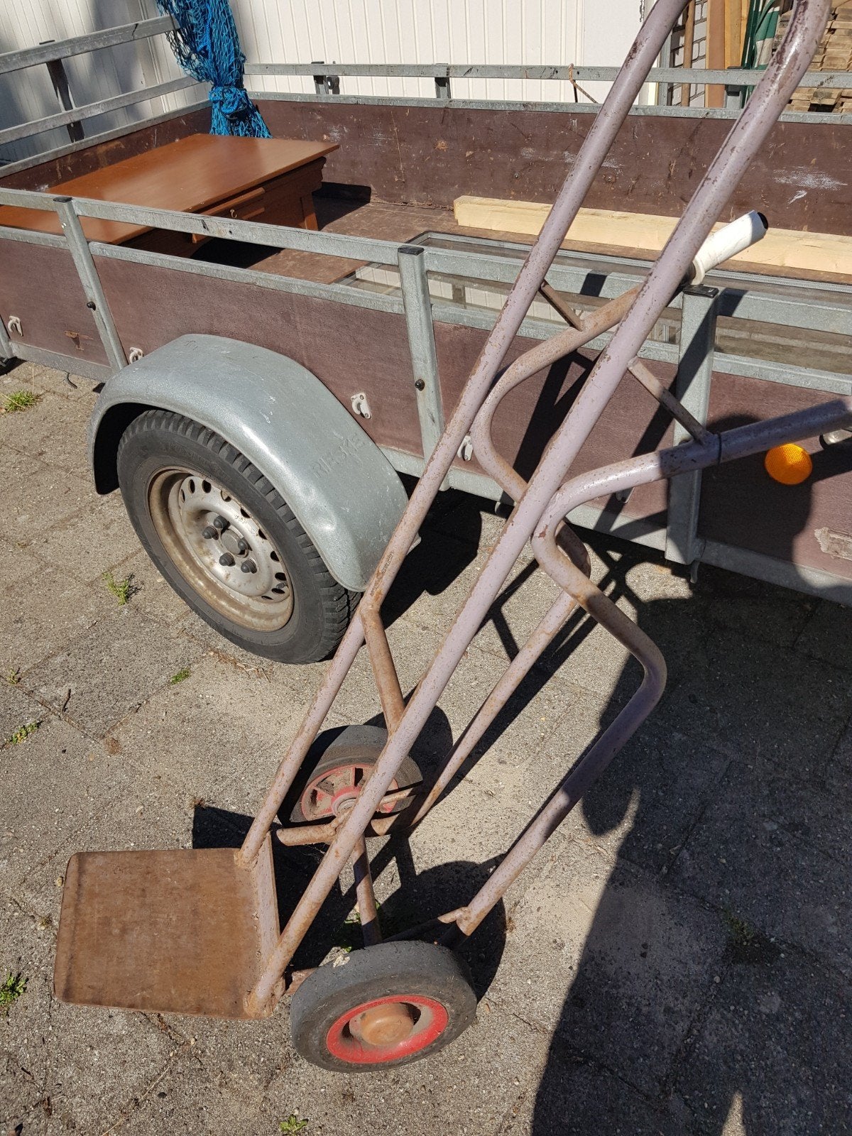Steekwagen / Steekkar, Ophalen, Steekwagen