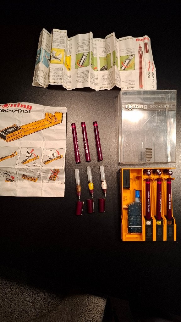 Rotring pennen, Ophalen of Verzenden, Gebruikt
