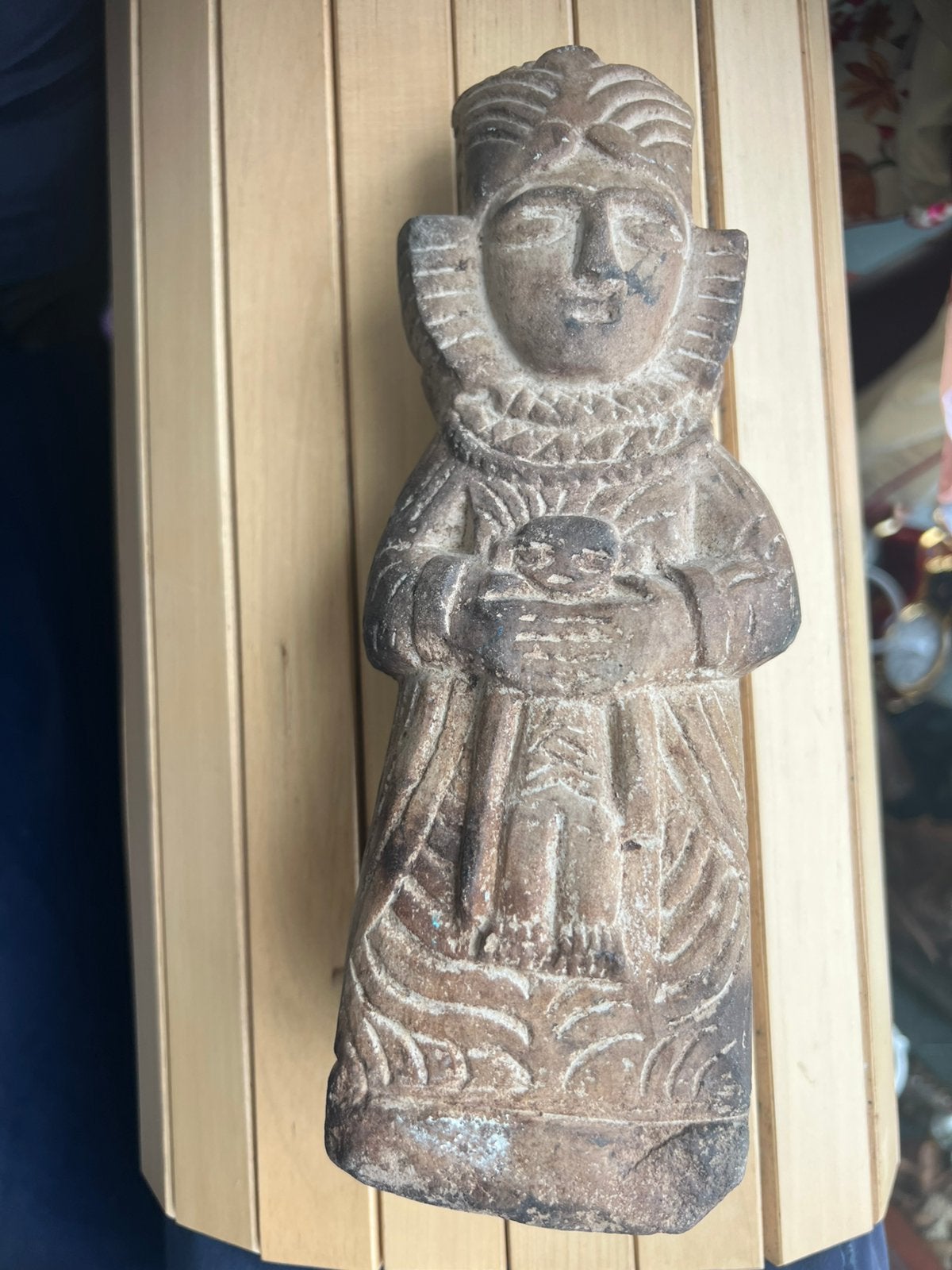Oude zware stenen beeld, Ophalen of Verzenden