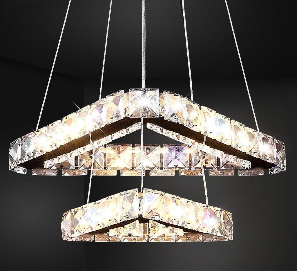Kristallen Plafondlamp Kroonluchter Hanglamp Luchter 240027, Ophalen of Verzenden, Nieuw, Minder dan 50 cm