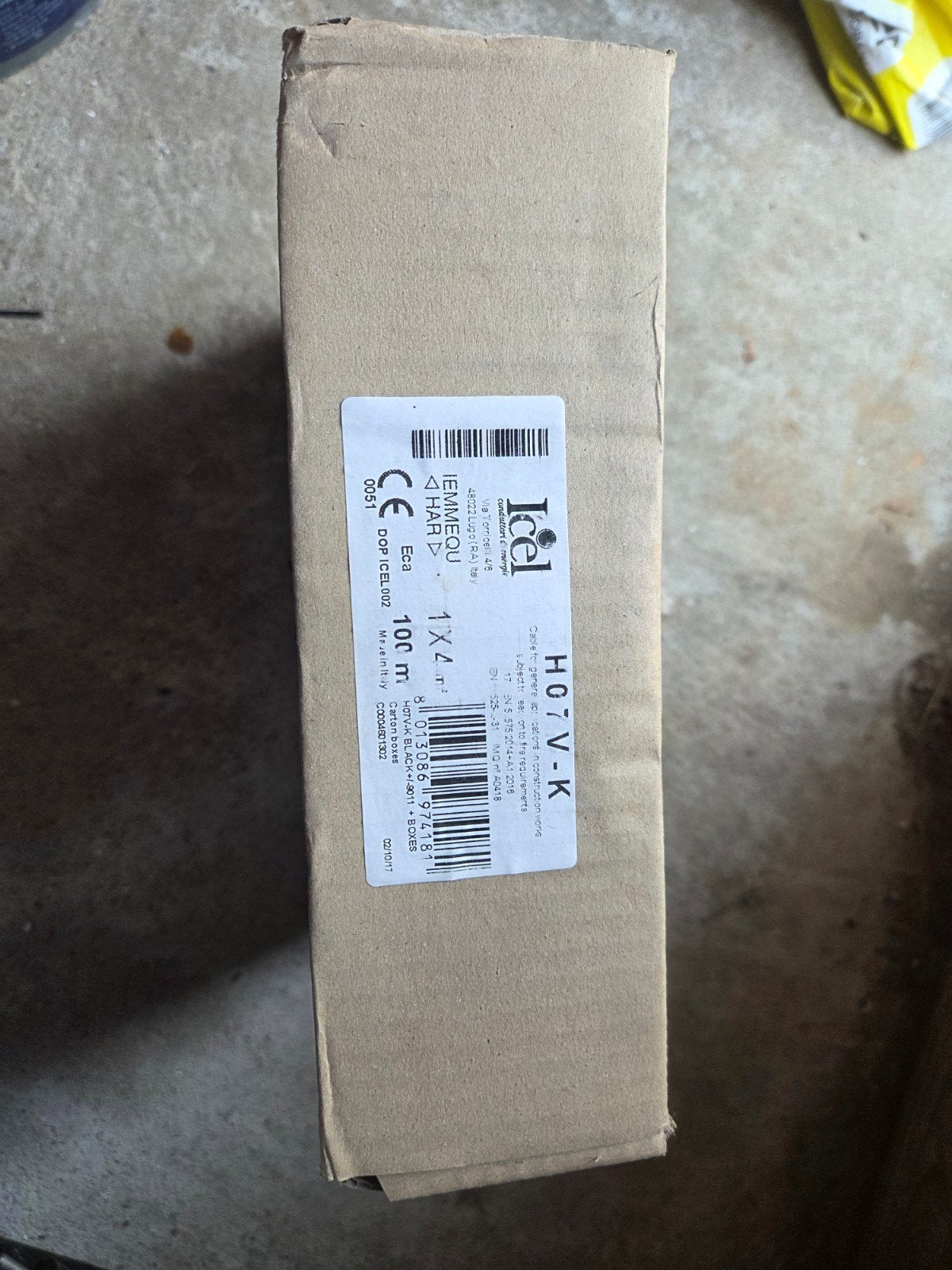 100 meter VDS snoer 4mm2 zwart - Soepel snoer, Ophalen of Verzenden, Nieuw