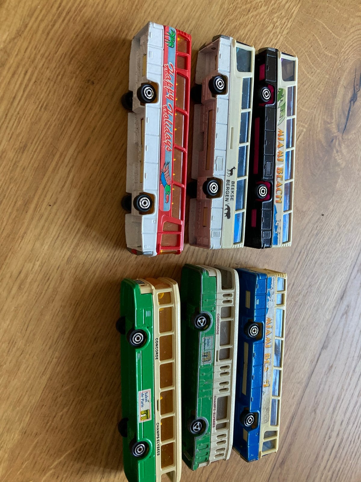 Majorette Neoplan Bussen Collectie - 6 Stuks, Ophalen of Verzenden