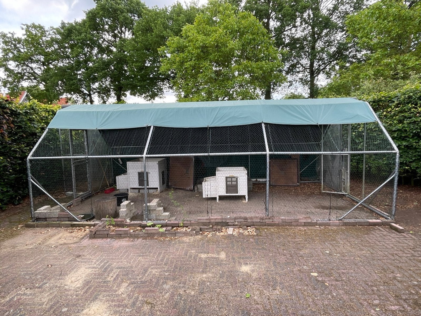 Ren voor kleindieren 6 x 3 meter, Ophalen, Gebruikt, Minder dan 10 meter, Gaas