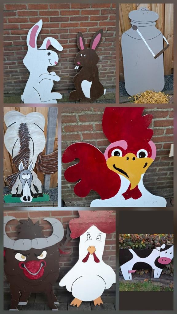Te huur vrolijke straatversiering met thema boerderij deel 1, Ophalen, Overige
