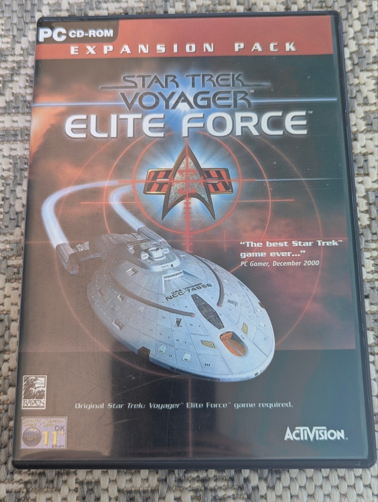Star Trek Voyager Elite Force PC CD-ROM Uitbreidingspakket, Gebruikt, Shooter, 1 speler, Ophalen of Verzenden