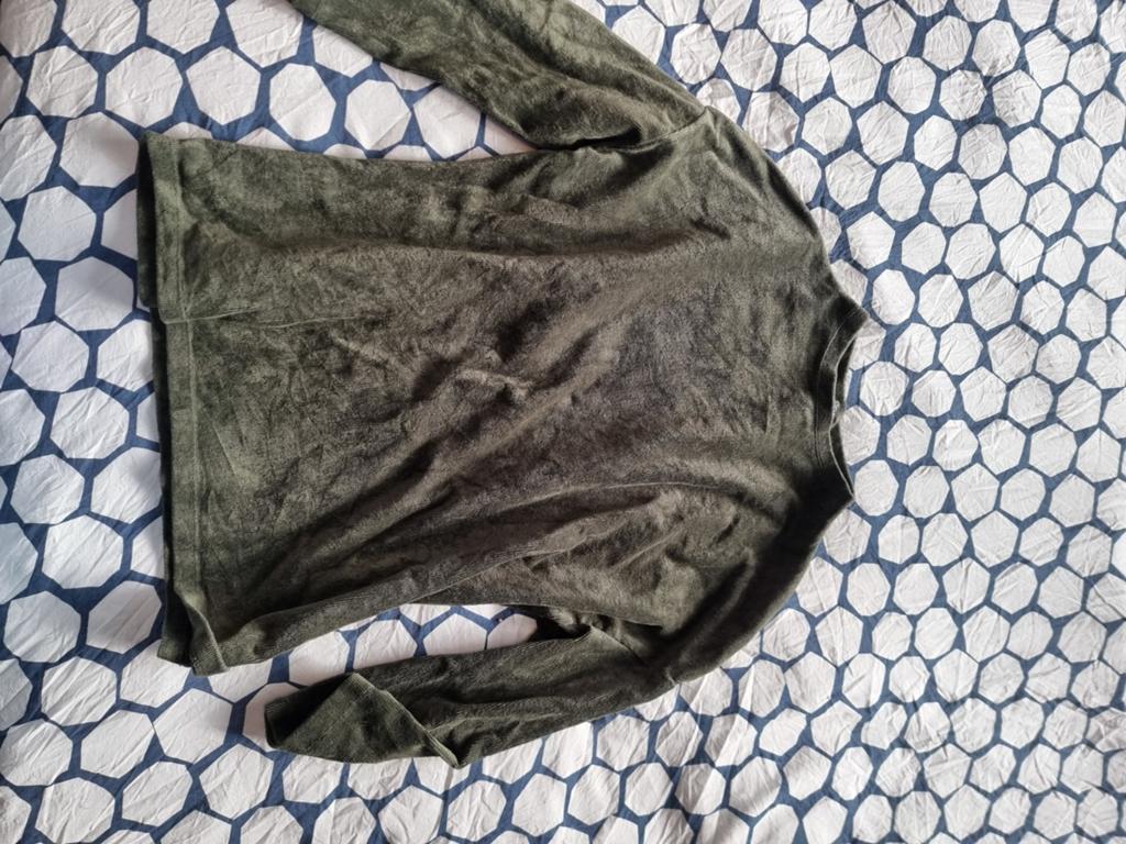 Groen T-shirt met lange mouwen, Maat 38/40 (M), Ophalen of Verzenden, Onbekend, Lange mouw