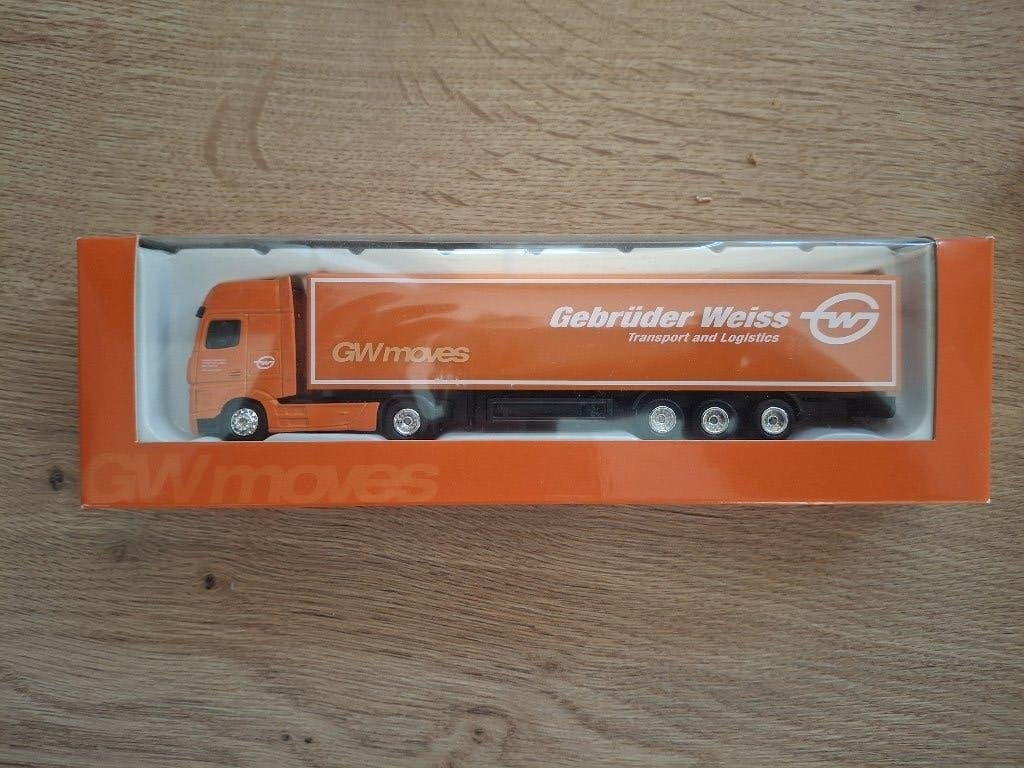 modeltruck Gebr. Weiss 1:87, Ophalen of Verzenden, Zo goed als nieuw, Bus of Vrachtwagen, Overige merken