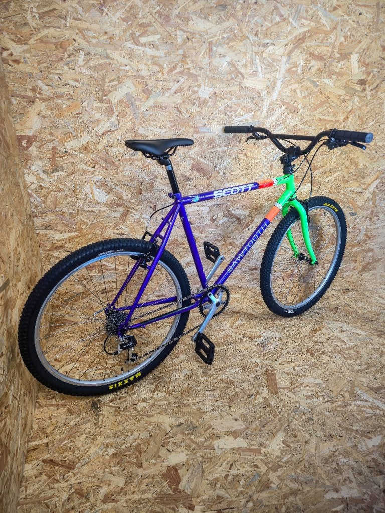 Scott Sawtooth 19” | 90s vintage staal 1x MTB commuter, Overige merken, Minder dan 10 versnellingen, 26 inch, Velgrem