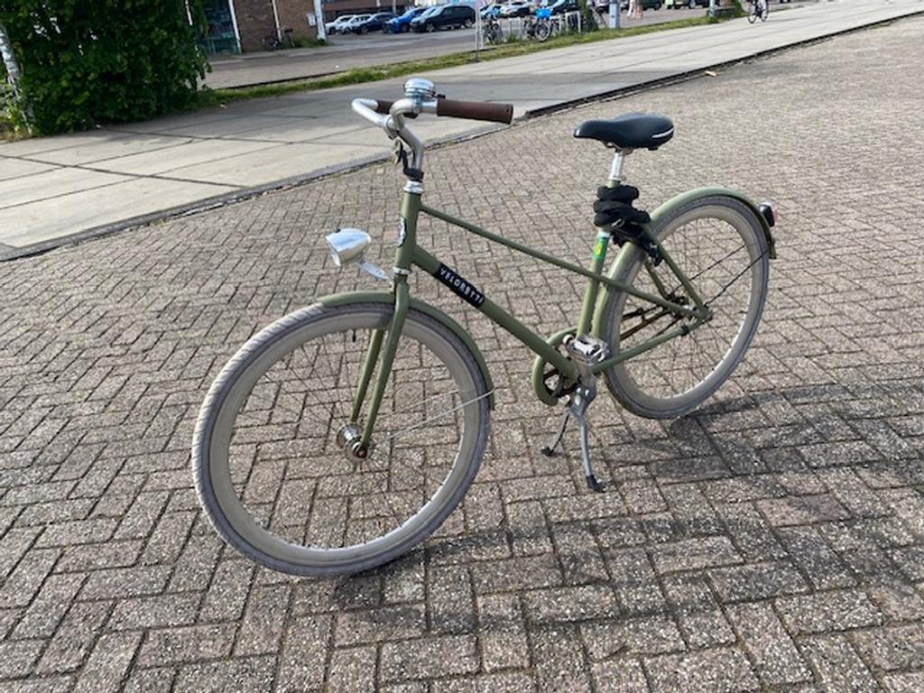 Veloretti, caferacer, mooie gave stadsfiets, Fietsen en Brommers, Fietsen | Heren | Herenfietsen, Terugtraprem, Gebruikt, 49 tot 53 cm