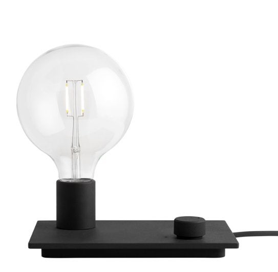Muuto Control tafellamp zwart, Huis en Inrichting, Overige merken, Met stekker, Zwart, Glas