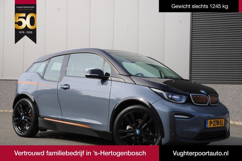 BMW i3 120Ah/42 kWh/*Unique Forever*/Leder/Carplay/W-pomp/Ca, Auto's, BMW, Bedrijf, Te koop, i3, ABS, Achteruitrijcamera, Airbags
