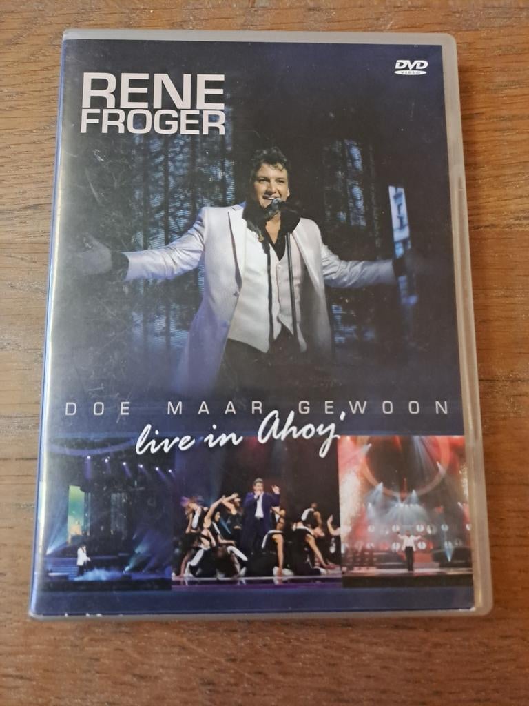 René Froger - Doe Maar Gewoon,  Live in Ahoy DVD, Alle leeftijden, Ophalen of Verzenden, Zo goed als nieuw, Muziek en Concerten